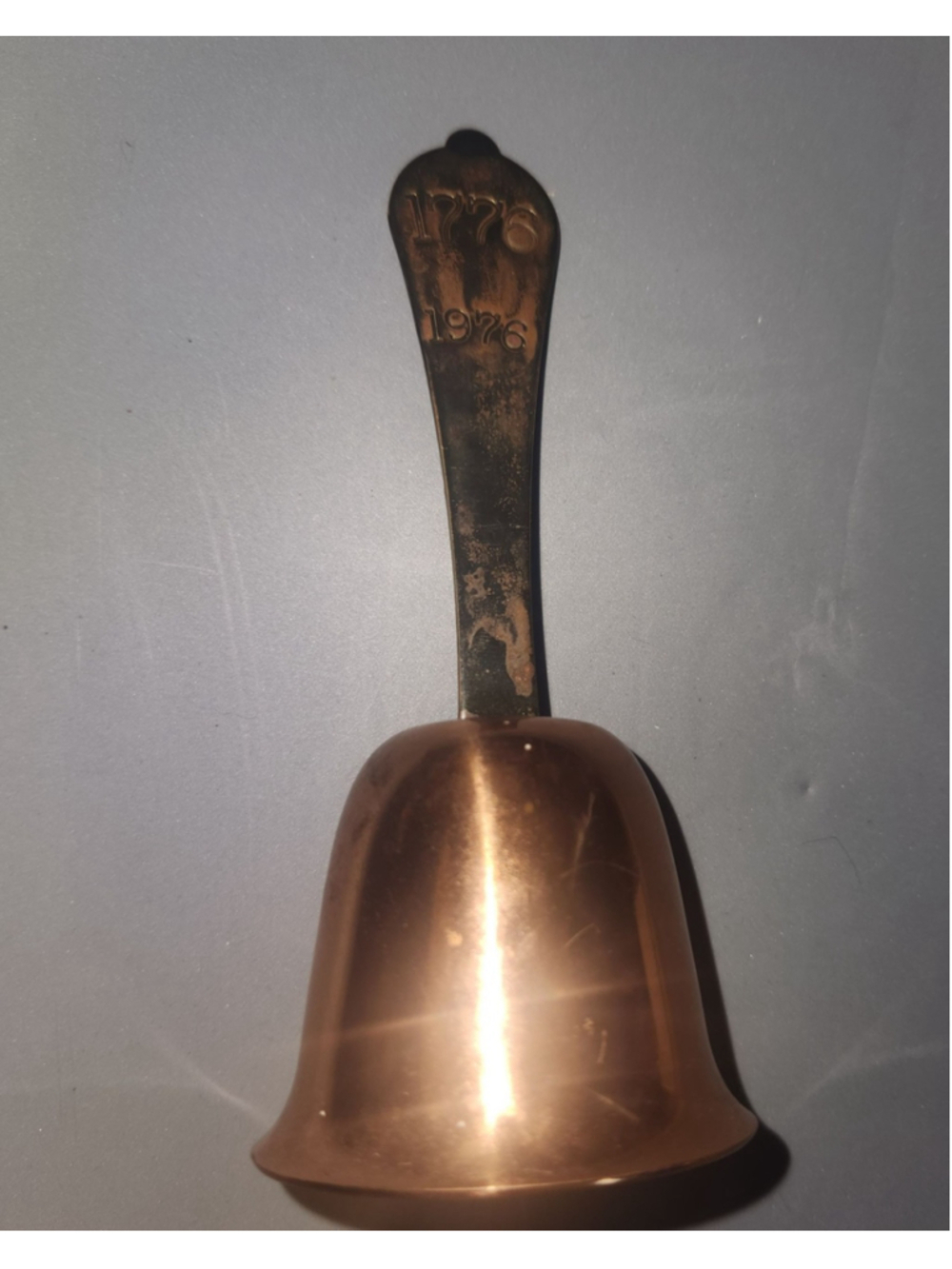 1776-1976 Bicentennial Liberty Bell Copper Colored Metal Souvenir